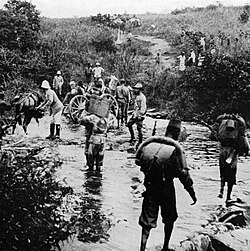 Belgian Congolese Force Publique troops in German East Africa, 1916