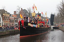 Pakjesboot 12 arrives in The Netherlands.