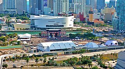 Aerial view of Ultra Miami 2011