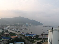 Yeosu in 2005. Admiral Yi Sun-sin's headquarters were located here.