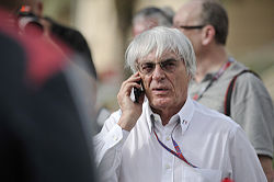 Bernie Ecclestone was the former Chief Executive of the Formula One Group—founding the group in 1987.