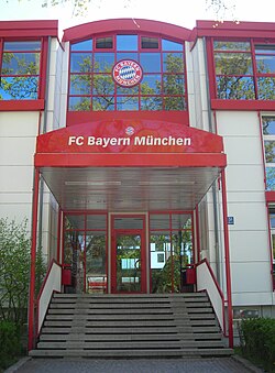 Entrance of Bayern Munich Headquarters