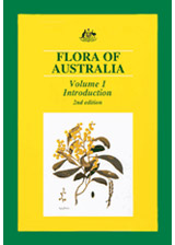 Flora of Australia Volume 1, second edition. All the books in the series have this distinctive green and yellow cover.