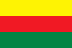 The flag of the Democratic Federation of Northern Syria