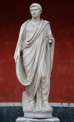 Augustus depicted as a magistrate at the Ny Carlsberg Glyptotek