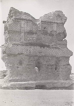 The Tomb of Sampsigeramus, photographed 1907; it may have been built in 78–79[43] by a relative of the Emesene dynasty[44]