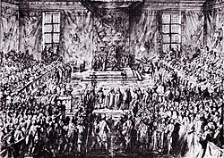 Queen Christina of Sweden shocked Europe by abdicating to move to Rome.