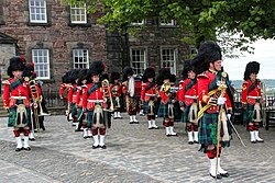 The Band of the Royal Regiment of Scotland at Edinburgh Castle
