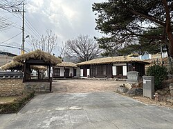 Cheongungak, the house where Park stayed while living in Mungyeong.[39] (2024)