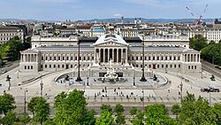 The Austrian Parliament Building in Vienna