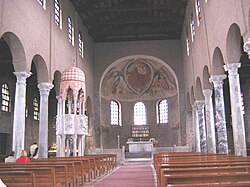 Interior of the Basilica of Sant'Eufemia, Grado