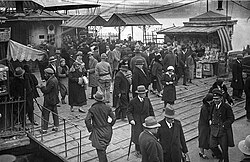 Karaköy ferry pier in the 1930s