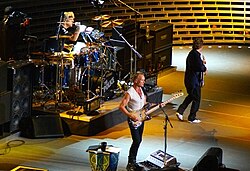 The Police (pictured in 2007) had a string of UK number one albums