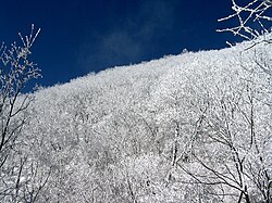 Snow-covered Sobaeksan