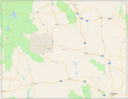 Major highways of Wyoming