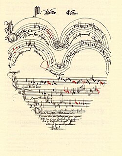 Baude Cordier's 'Belle bonne' heart-shaped manuscript