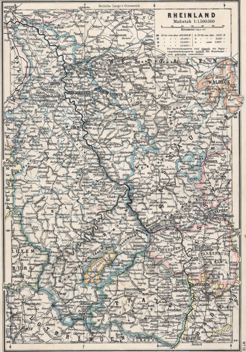 Rhine Province, 1905
