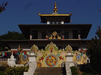 Temple of One Thousand Buddhas, in La Boulaye, Saône-et-Loire, Burgundy
