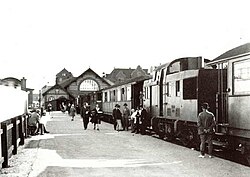 Lygten Station, the original terminus in Copenhagen