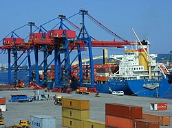Tecon Santos, of Santos Brasil- the largest container terminal in South America.
