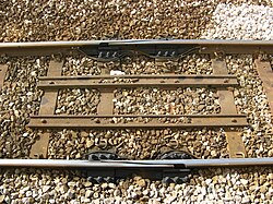 An expansion joint on the Cornish Main Line, England