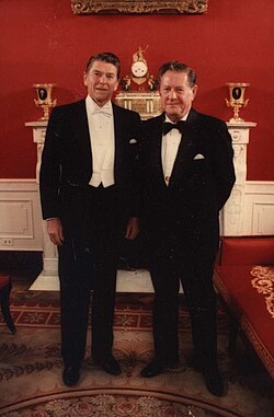 Neil at his brother's inauguration in 1981