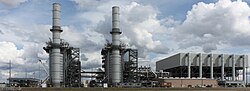 Gateway Generating Station, a combined-cycle gas-fired power station in California, is equipped with two heat recovery steam generators on its combustion turbines.