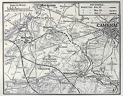 Cambrai salient north, 1917