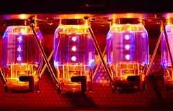 Four Electro-Harmonix KT88 power tubes