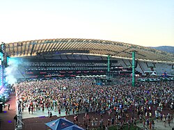 Ultra Europe on Poljud Stadium, in Split, Croatia