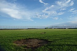 Two baseball diamonds (pictured) were built on the former Neponsit Beach Hospital land ceded back to Riis Park in 1959.