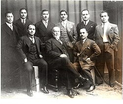 Salim Ali Salam with his sons