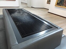 Humidifier in an art museum in Augsburg, Germany