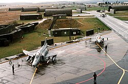 Part of USAF Spangdahlem Air Base in 1990