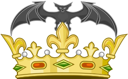 Ratpenat (the Crest of the Bat), a heraldic symbol of the former Crown of Aragon.