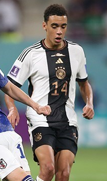 Musiala with Germany at the 2022 World Cup
