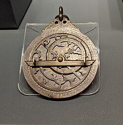 Mamluk-era astrolabe with Coptic numerals, dated 1282/1283. This astrolabe and other items of its kind are proof that Mamluks still used Coptic numerals and Coptic calendar for various practical and scientific purposes.[201] Turkish and Islamic Arts Museum