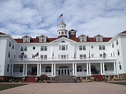 The historic Stanley Hotel, which opened in 1909.