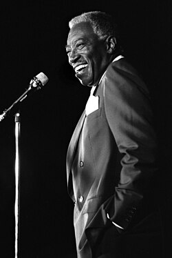 Joe Williams at the Palo Alto Jazz Festival in September 1986