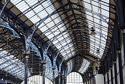 The station roof, after refurbishment