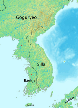 Three Kingdoms of Korea in 576
