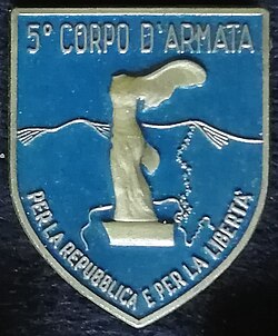 Badge of the 5th Army Corps (IT)