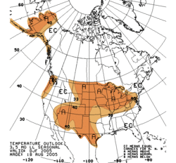 Sample CPC 3.5-month temperature outlook