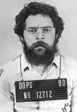 Lula's DOPS mugshot, 1980