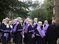 Circuit judges in full ceremonial dress, 2013