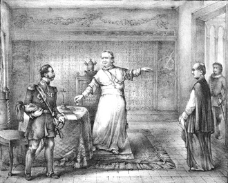 Expulsion of the Imperial Russian envoy Felix von Meyendorff to the Holy See by Pope Pius IX for insulting the Catholic faith.