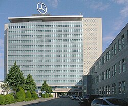 Headquarters of Mercedes-Benz Group in Stuttgart
