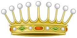 Coronet of a count (Spanish heraldry)