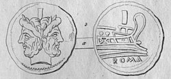 An etching of a Roman Republican as