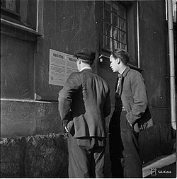 The general mobilization launch of the Continuation War was announced on 20 June 1941 in Finland